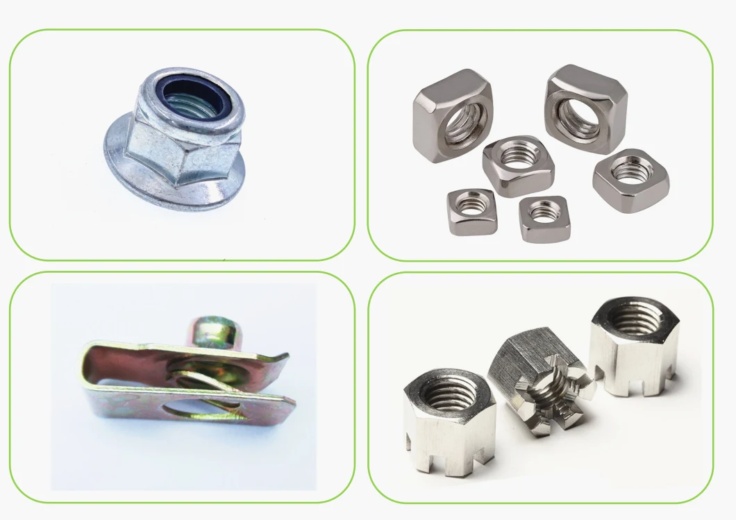 Carbon Steel and Stainless Steel Hex Nuts / DIN934/ISO4032 / ANSI B18.2.2 / ASTM A194 2h